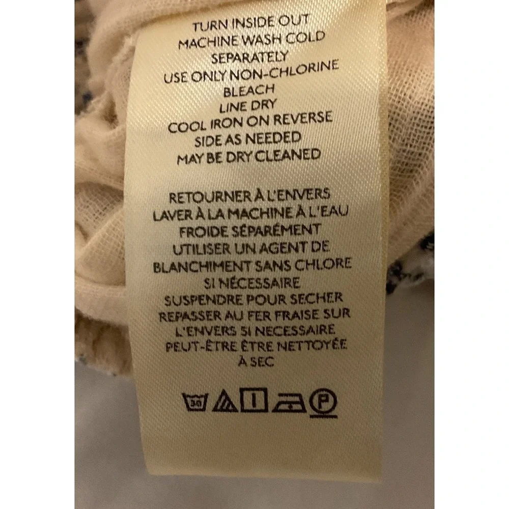 NWT Free People Dahlia WideLeg Floral Embroidered Ribbed 100% Cotton Jumpsuit XS - Picture 13 of 14